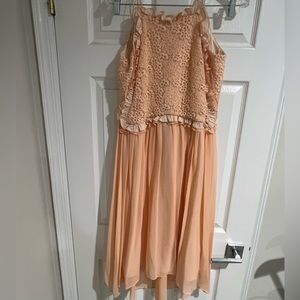 MaxMara Shine size 8 peach dress